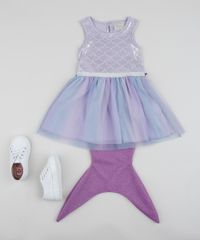 Vestido-Infantil-Sereia-com-Tule-e-Calda-Lilas-9956723-Lilas_3