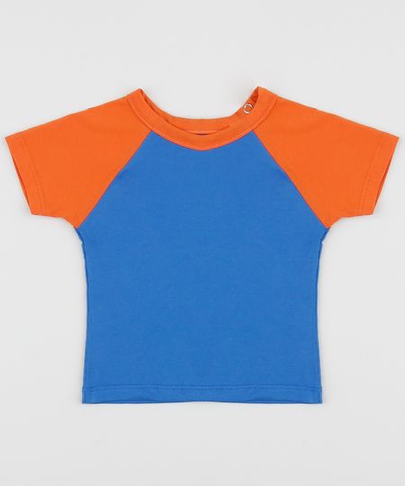 Camiseta-Infantil-Basica-Manga-Curta-Raglan-Laranja-9962827-Laranja_1
