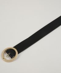 Cinto-Feminino-Medio-com-Fivela-Redonda-Texturizada-Preto-9922827-Preto_3