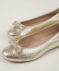 Sapatilha-Feminina-Via-Uno-Bico-Redondo-com-Micro-Furos-Dourada-9948110-Dourado_3