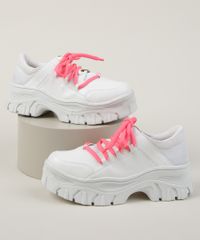 Tenis-Chunky-Feminino-Oneself-com-Cadarco-Neon-Branco-9955107-Branco_1