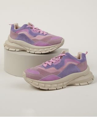 Tenis-Chunky-Feminino-Zatz-com-Recortes-Lilas-9962393-Lilas_1