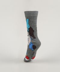 Meia-Masculina-Cano-Alto-Divertida-Taz-Looney-Tunes-Estampada-Cinza-Mescla-Escuro-9963946-Cinza_Mescla_Escuro_3