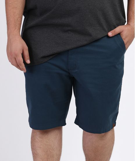 Bermuda-de-Sarja-Masculina-Plus-Size-Reta-Chino-Azul-Petroleo-9958597-Azul_Petroleo_1