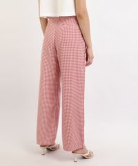 Calca-Feminina-Mindset-Wide-Reta-Cintura-Super-Alta-Alfaiatada-Estampada-Xadrez-Vichy-Vermelha-9965876-Vermelho_2