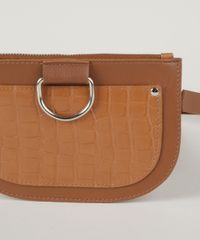 Pochete-Feminina-Texturizada-Marrom-9439378-Marrom_4