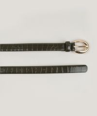 Cinto-Feminino-Medio-Texturizado-Croco-com-Fivela-Verde-Escuro-9922826-Verde_Escuro_2