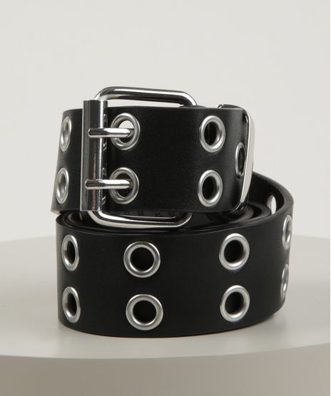 Cinto-Feminino-Medio-com-Ilhoses-e-Fivela-Arredondada-Preto-9922836-Preto_1