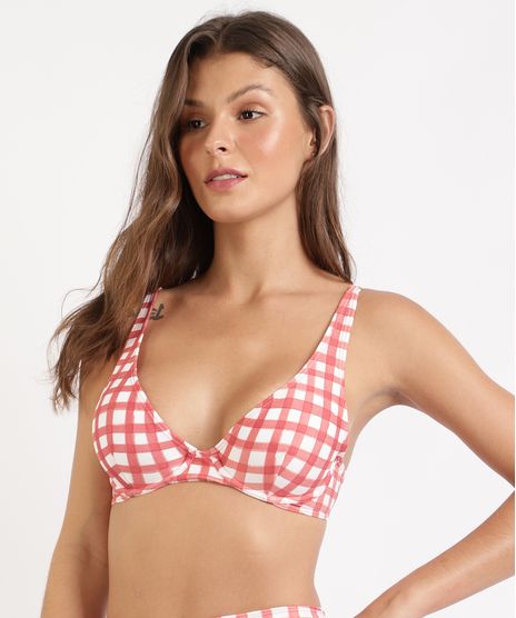 Biquini-Top-Feminino-Estampado-Xadrez-Triangulo-Com-Bojo-Removivel-em-Malha-Branco-9955967-Branco_1