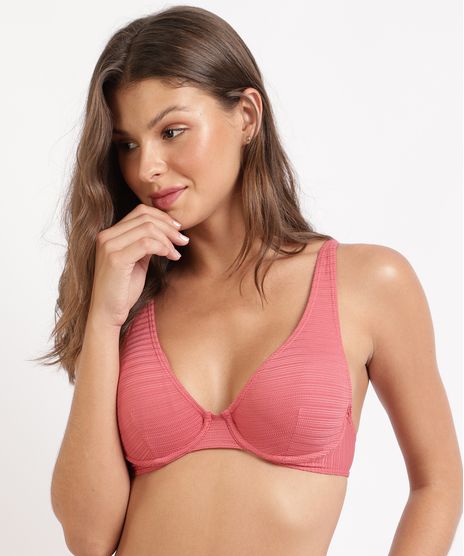 Biquini-Top-FemininoTriangulo-Com-Bojo-Removivel-em-Malha-Texturizada-Vermelho-Claro-9955970-Vermelho_Claro_1