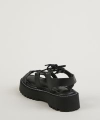 Papete-Feminina-Oneself-Flatform-com-Cadarco-Preta-9956785-Preto_4