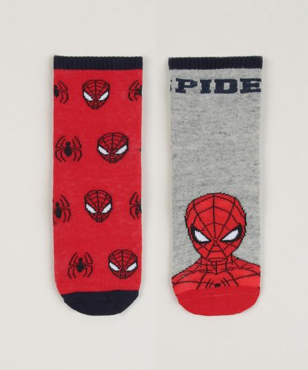 Kit-2-Meias-Infantis-Homem-Aranha-Cano-Medio-Multicor-9957117-Multicor_1 Kit-2-Meias-Infantis-Homem-Aranha-Cano-Medio-Multicor-9957117-Multicor_1