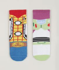Kit-2-Meias-Infantis-Toy-Story-Cano-Medio-Multicor-9957118-Multicor_1