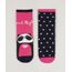 Kit-2-Meias-Infantis-Panda-Estampada-de-Poa-Cano-Medio-Preta-9957390-Preto_1