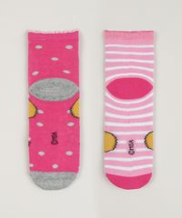 Kit-de-2-Meias-Infantis-Lol-Surprise-Cano-Medio-Rosa-9957393-Rosa_2