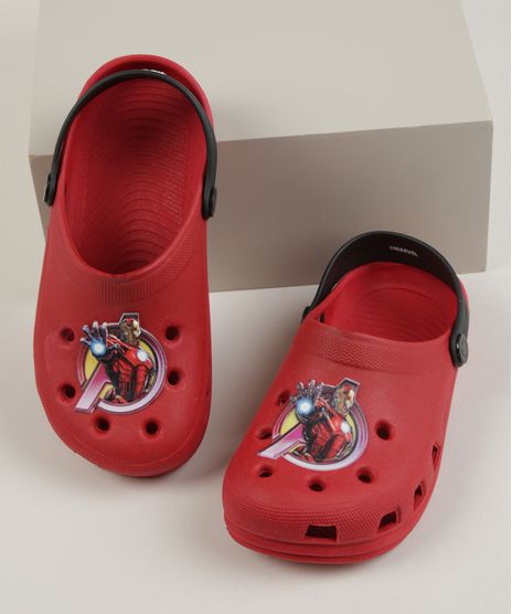 Babuche-Infantil-Grendene-Homem-de-Ferro-Vermelha-9960968-Vermelho_1