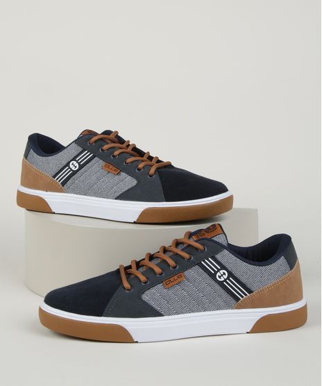 Tenis-Masculino-Ollie-Sonic-com-Recorte-Cano-Baixo-Azul-Marinho-9961204-Azul_Marinho_1