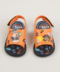 Papete-Infantil-Grendene-Mundo-Bita-com-Velcro-Vem-com-Brinde-Torre-Laranja-9962164-Laranja_5