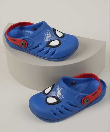 Babuche-Infantil-Grendene-Homem-Aranha--Azul-9962312-Azul_1