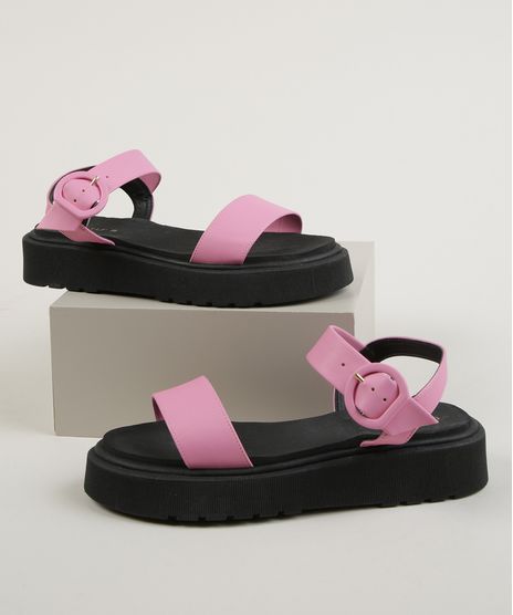 Papete-Feminina-Zatz-Flatform-com-Fivela-Rosa-9962387-Rosa_1