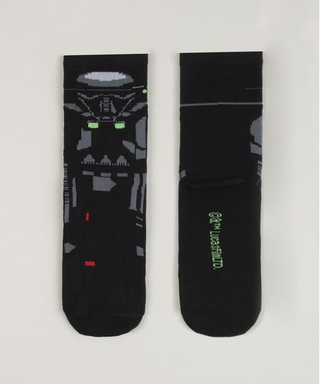 Meia-infantil-Cano-Medio-Darth-Vader-Preta-9962631-Preto_1