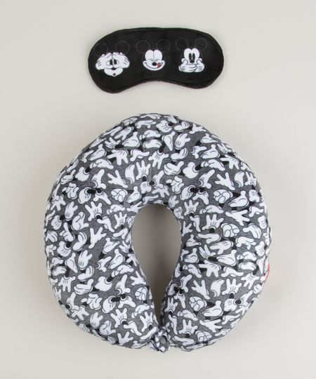 Kit-de-Apoio-de-Pescoco-Estampado-Mickey---Tapa-Olho-Cinza-9962984-Cinza_1