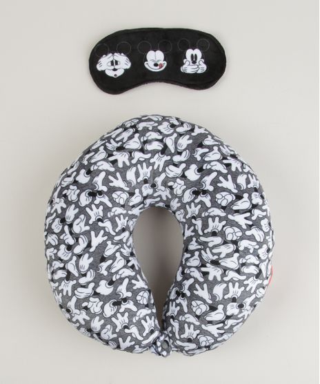 Kit-de-Apoio-de-Pescoco-Estampado-Mickey---Tapa-Olho-Cinza-9962984-Cinza_1