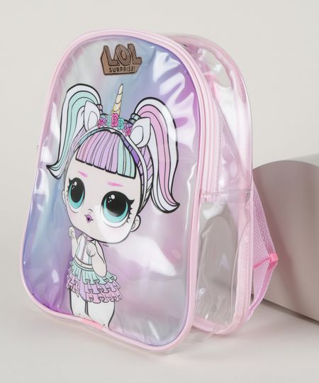 Mochila-Infantil-Lol-Surprise-Unicornio-Transparente--Multicor-9963664-Multicor_1