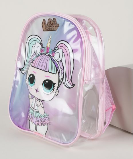 Mochila-Infantil-Lol-Surprise-Unicornio-Transparente--Multicor-9963664-Multicor_1