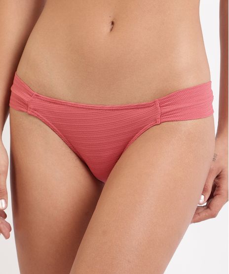 Biquini-Calcinha-Feminino-com-Lateral-Franzida-em-Malha-Texturizada-Vermelho-Claro-9955971-Vermelho_Claro_1