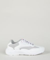 Tenis-Feminino-Sneaker-Chunky-com-Recortes-Branco-9962575-Branco_2