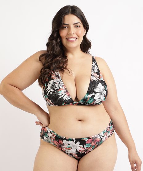 Biquini-Top-Plus-Size-Triangulo-Estampado-Floral-com-Bojo-Removivel-e-Protecao-UV50--Preto-9958143-Preto_1