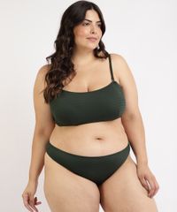 Biquini-Top-Faixa-Plus-Size-Texturizado-com-Bojo-e-Alca-Removiveis-Protecao-UV50--Verde-Escuro-9958185-Verde_Escuro_3