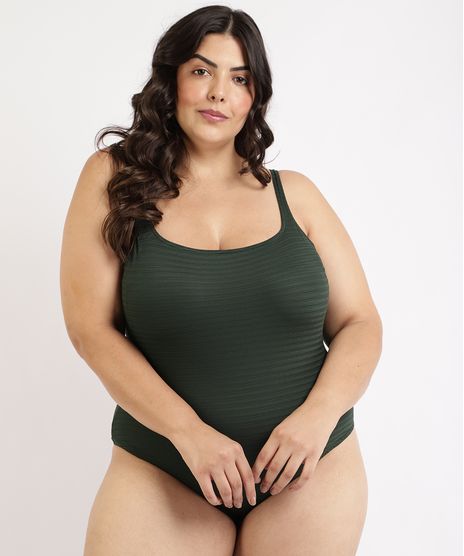 Maio-Body-Plus-Size-Texturizado-com-Bojo-e-Protecao-UV50--Verde-Escuro-9958187-Verde_Escuro_1