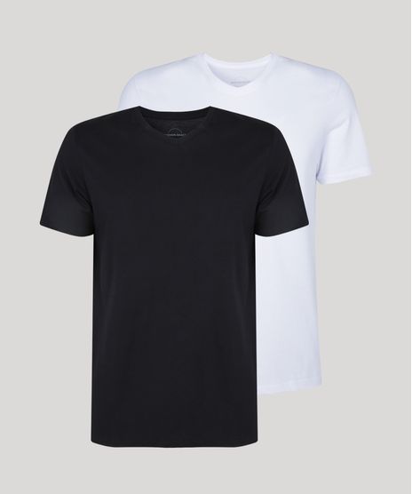 Kit-de-2-Camisetas-Masculinas-Basicas-Manga-Curta-Gola-V-Multicor-9962747-Multicor_1