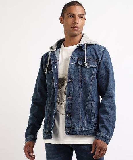 jaqueta de couro masculina cea