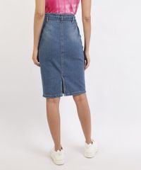 Saia-Jeans-Feminina-Midi-Lapis-com-Recorte-Bolsos-e-Faixa-Para-Laco-Azul-Medio-9944962-Azul_Medio_2