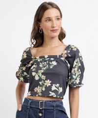 Top-Crooped-Feminino-Estampado-Floral-com-Manga-Curta-Bufante-Azul-Marinho-9946519-Azul_Marinho_1