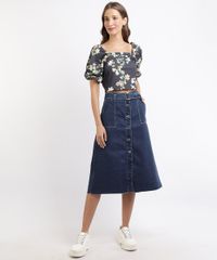 Top-Crooped-Feminino-Estampado-Floral-com-Manga-Curta-Bufante-Azul-Marinho-9946519-Azul_Marinho_3