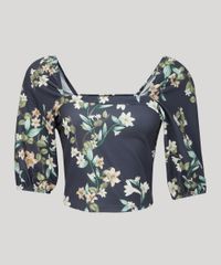 Top-Crooped-Feminino-Estampado-Floral-com-Manga-Curta-Bufante-Azul-Marinho-9946519-Azul_Marinho_5