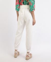 Calca-de-Sarja-Feminina-Jogger-Clochard-Cintura-Super-Alta-com-Cinto-Off-White-9960703-Off_White_2
