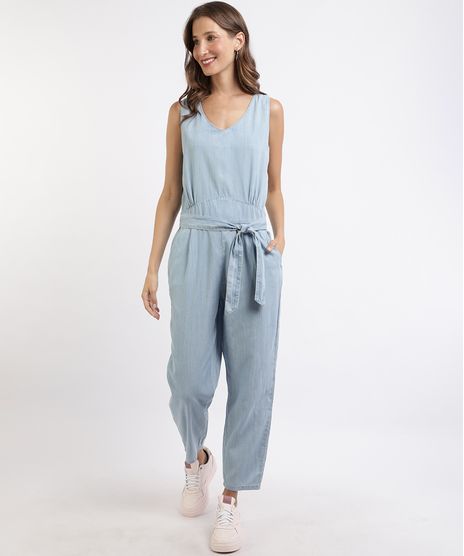 Macacao-Jeans-Feminino-Carrot-com-Faixa-para-Amarrar-Azul-Claro-9961020-Azul_Claro_1