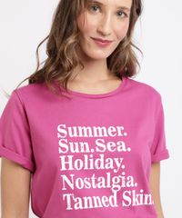 Blusa-Feminina--Summer-Sun-Sea--Manga-Curta-Decote-Redondo-Rosa-9961659-Rosa_2