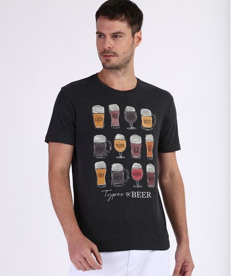 Camiseta-Masculina--Tipos-de-Cervejas--Manga-Curta-Gola-Careca-Cinza-Mescla-Escuro-9723691-Cinza_Mescla_Escuro_1