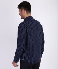 Camisa-Masculina-Comfort-Estampada-Xadrez-Manga-Longa-Azul-Marinho-9809553-Azul_Marinho_2