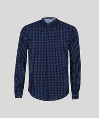 Camisa-Masculina-Comfort-Estampada-Xadrez-Manga-Longa-Azul-Marinho-9809553-Azul_Marinho_5
