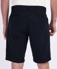Bermuda-de-Sarja-Masculina-Chino-Reta-com-Bolsos-Azul-Marinho-9948577-Azul_Marinho_2