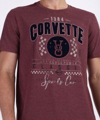Camiseta-Masculina--1984-Corvette--Manga-Curta-Gola-Careca-Vinho-9960303-Vinho_2