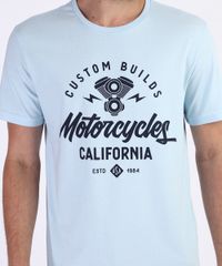 Camiseta-Masculina--Motorcycles-California--Manga-Curta-Gola-Careca-Azul-9960825-Azul_4