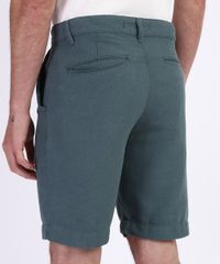 Bermuda-de-Sarja-Masculina-Reta-com-Linho-Azul-9963419-Azul_2
